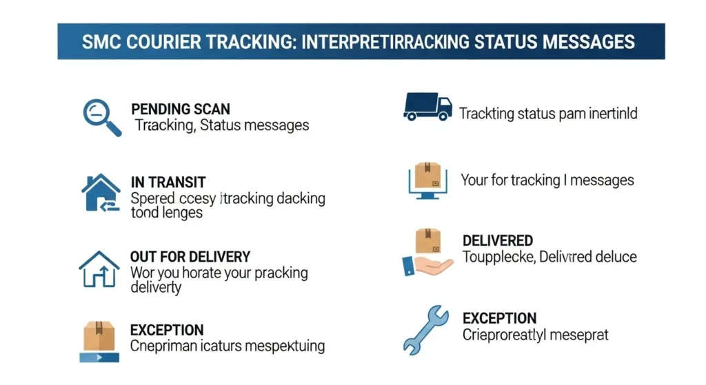 Interpreting Tracking Status Messages