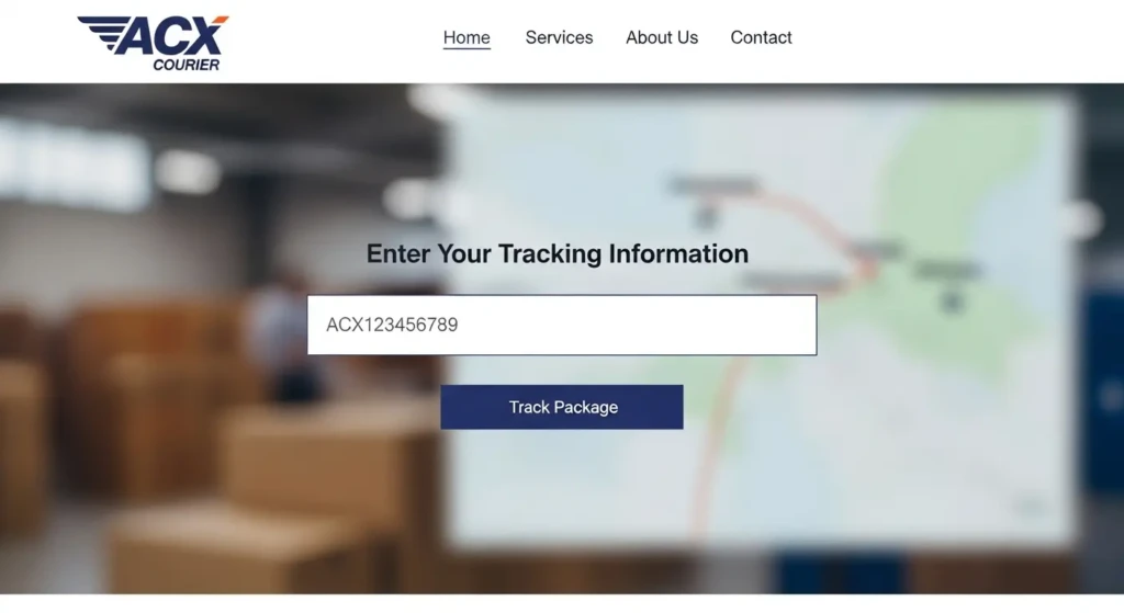 Enter Your Tracking Information