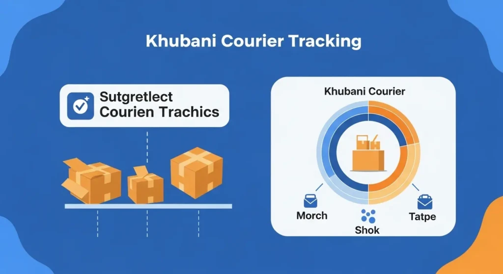 Step-by-step guide showing how to track Khubani Courier shipments online
